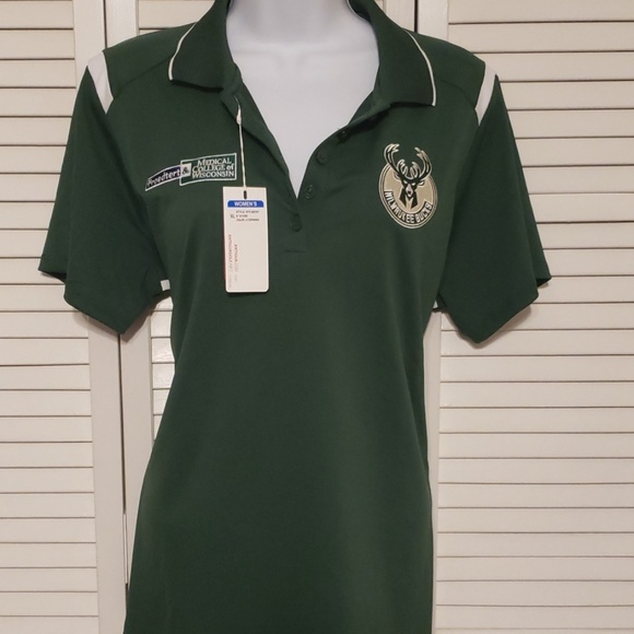 milwaukee bucks polo shirt